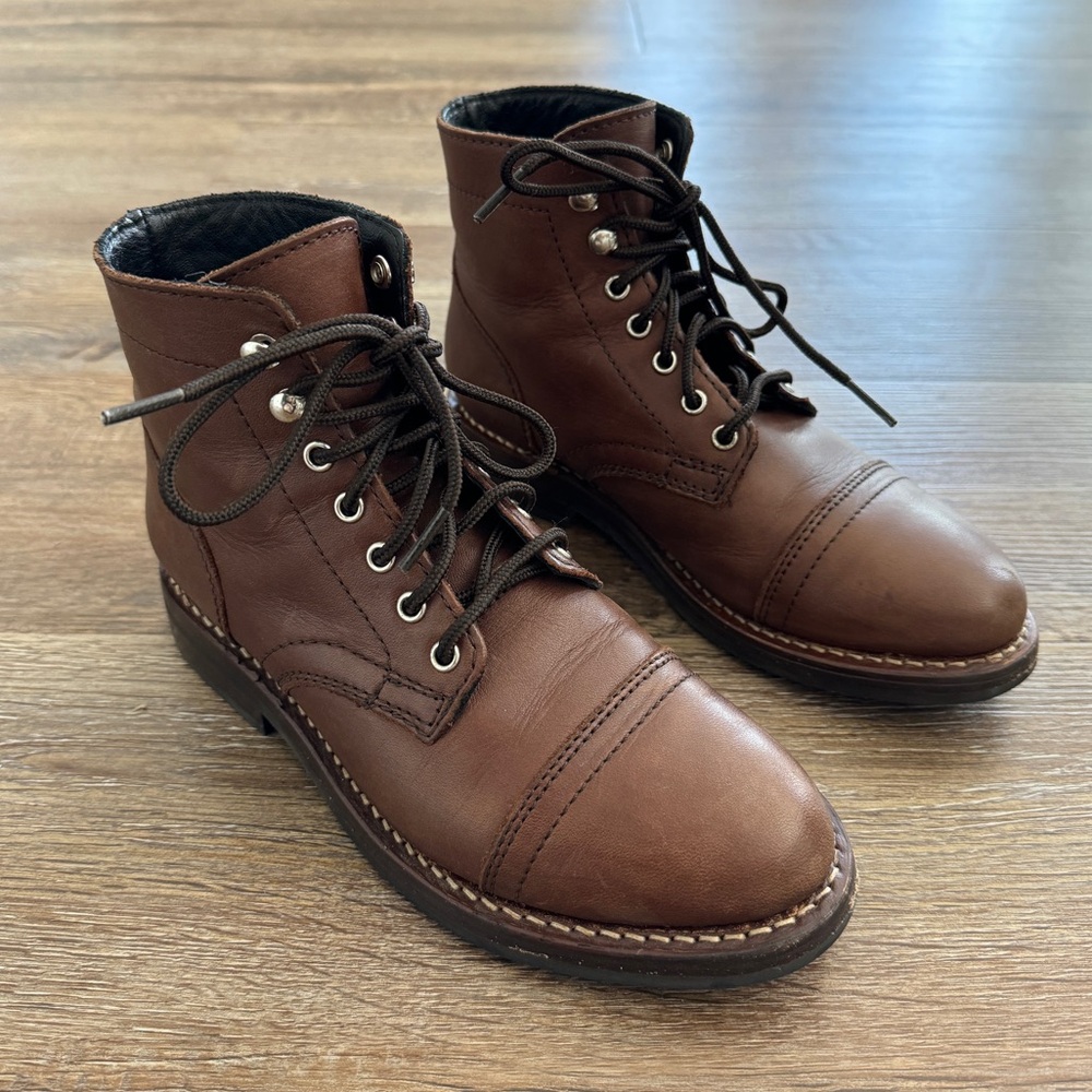 Thursday Boot Co Women’s US Size 6.5 in Whiskey Brown, Handcrafted Leather Boots